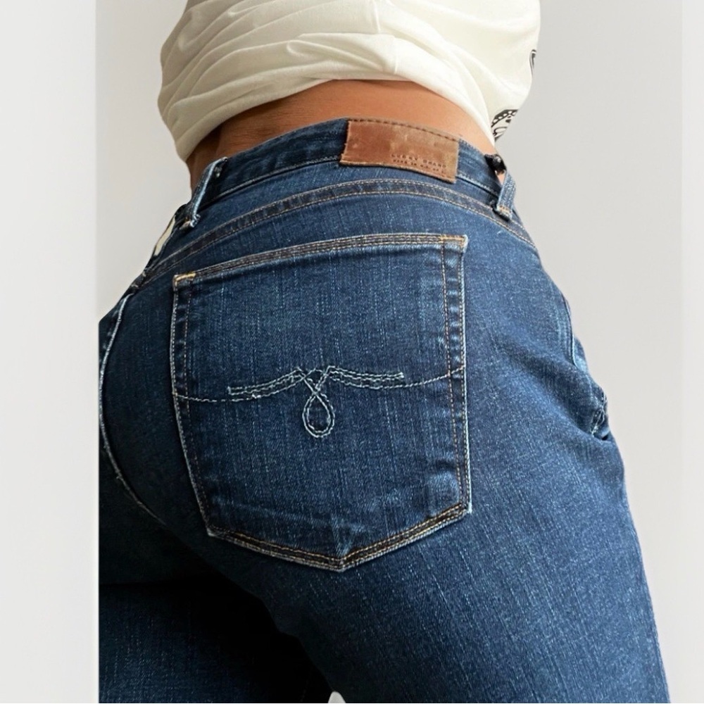 Lucky Brand Lolita Skinny Jeans Women's 4/27 Dark Wash Denim Mid rise Stretchy - Picture 2 of 9